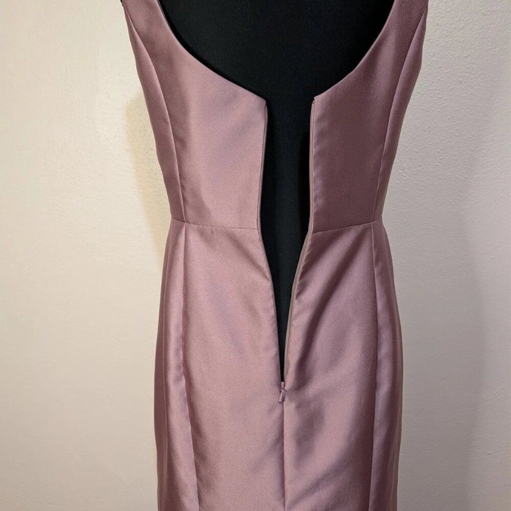 Bella Dusty Rose Pink BB135 Maxi Sleeveless Formal Dress Size 10 - Picture 10 of 15